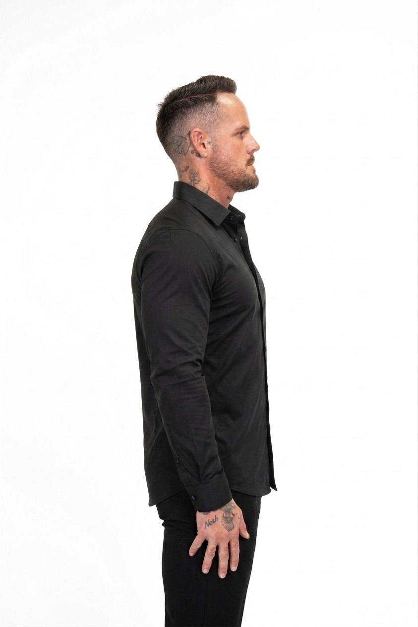 Lionclaw Men's Slim-Fit Athletic Dress Shirt